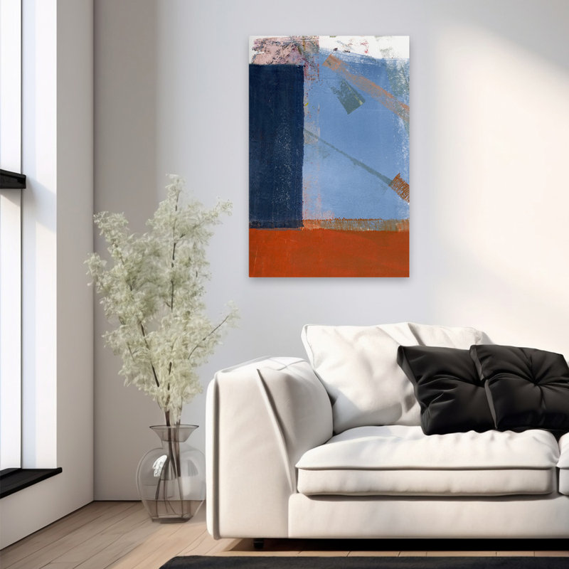 Trio dynamique - Art abstrait, H 36 po x l 24 po