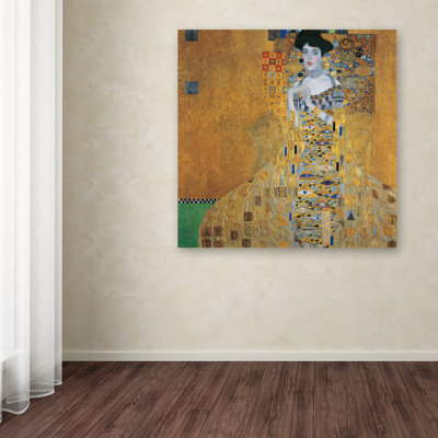 " Portrait Of Adele Bloch-Bauer I " by Gustav Klimt