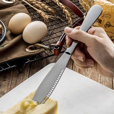 3-in-1 Stainless Steel Butter Spreader & Knife