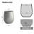 Signature Genthner 1-Piece Fiberstone Tapered Planter For Indoor/Outdoor-1608764900-1608764907