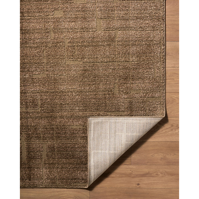 Elle Décor X Livabliss Alma Machine Woven Rug, Rectangle 7'10" x 10'2", Brown