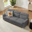 Canapé moderne à 3 places en tissu Snowfleece compressé, pour le salon, la chambre à coucher, le bureau et les espaces de divertissement-79251814-79251835