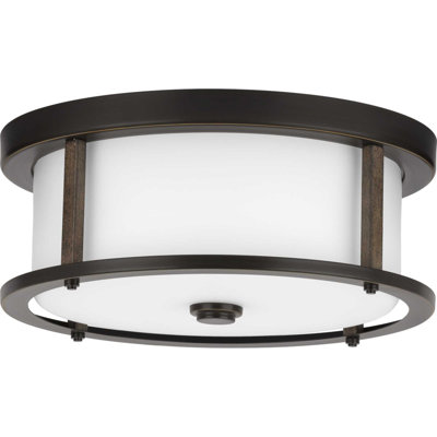 Waddells Glass Flush Mount