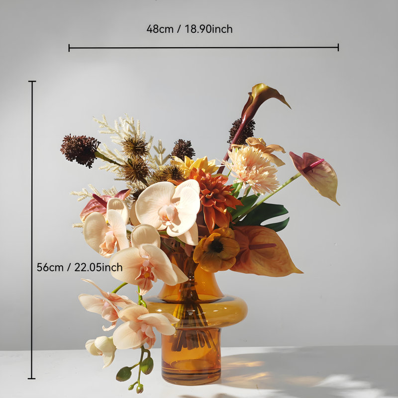 Ornements de fleurs simulées