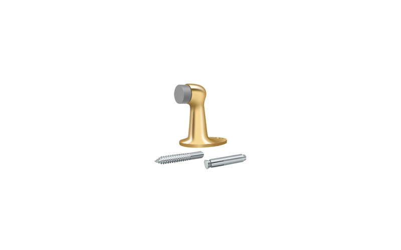 Door Stop, PVD Polished Brass
