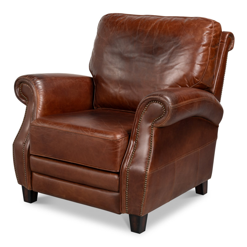 Fauteuil inclinable en cuir Roosevelt