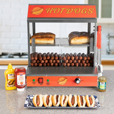 Hot Dog Machine - 34,5 L Hot Dog Steamer