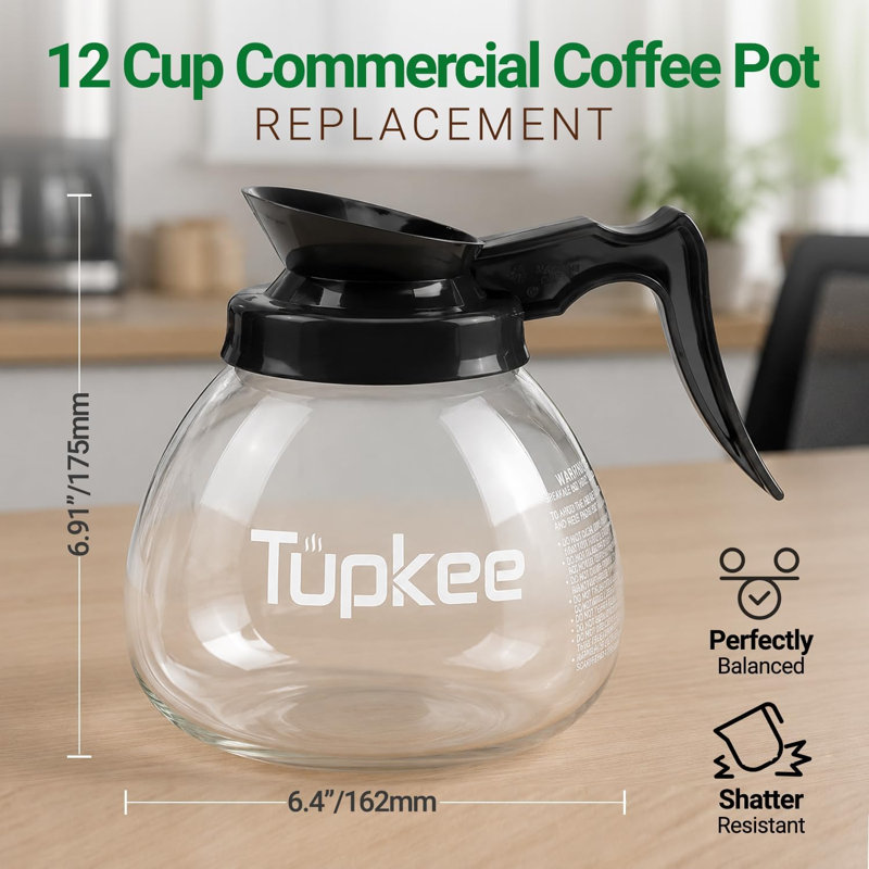 Glass 12 Cup Coffee Carafe