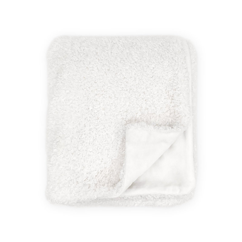 Jeté en peluche, Blanc