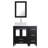 36 Single Bathroom Vanity with Wood Top, Vessel Sink, Zinc Alloy Faucet, Solid Wood Legs-1607072026