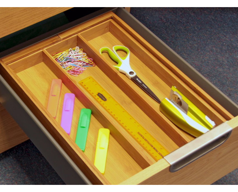 Bamboo Flatware Caddy