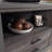 File Credenza With Adjustable Shelf, Brown Finish