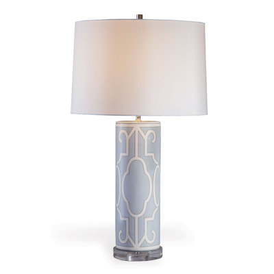 Ming Fretwork Table Lamp
