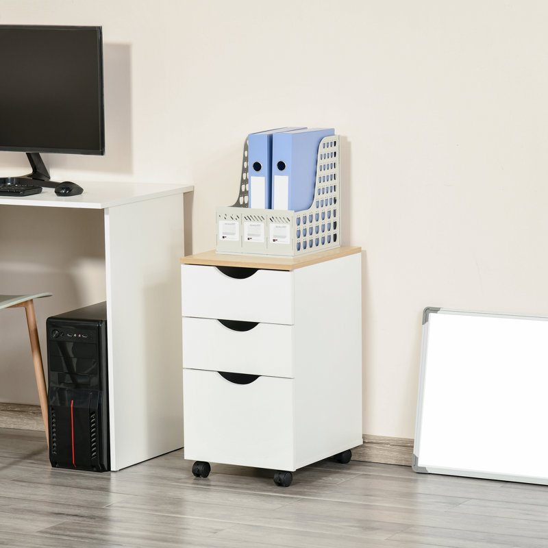Bretagne 13.5'' Wide 3 - Drawer Filing Storage Cabinet