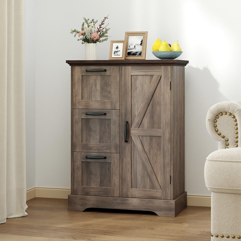 Bathroom Storage, Rustic Oak