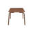 Ginny Walnut Finish Dining Table