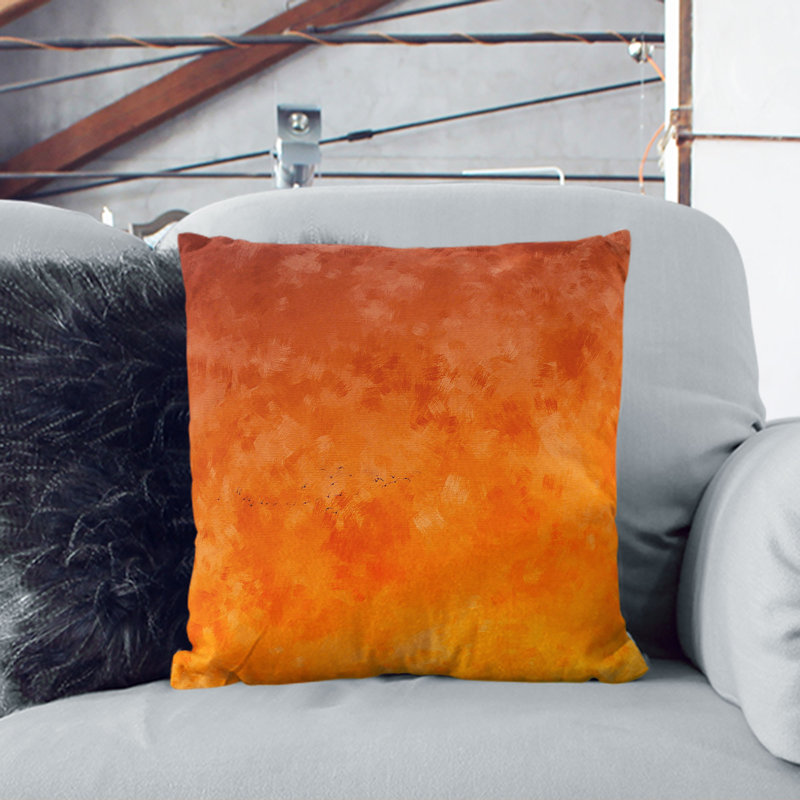 Square Throw Cushion, Black, 55cm H x 55cm W x 20cm D