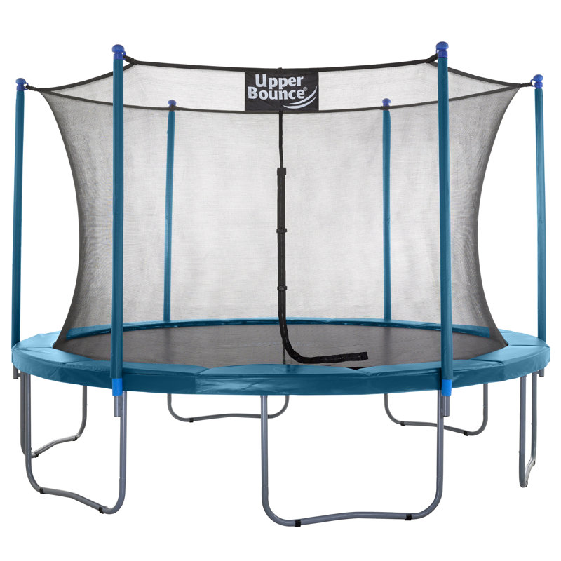 Ensemble de trampoline pour la cour extérieure / extérieure 14 pi avec système d'enclos de sécurité Machrus Upper Bounce