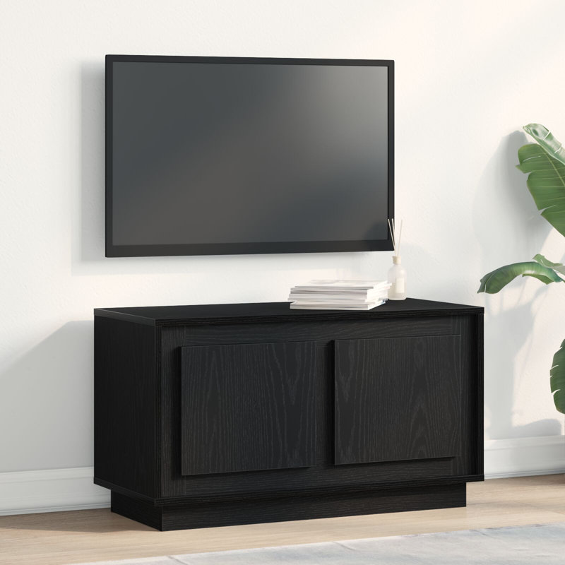 Unfinished TV Stand for TVs up to 32", Black Oak
