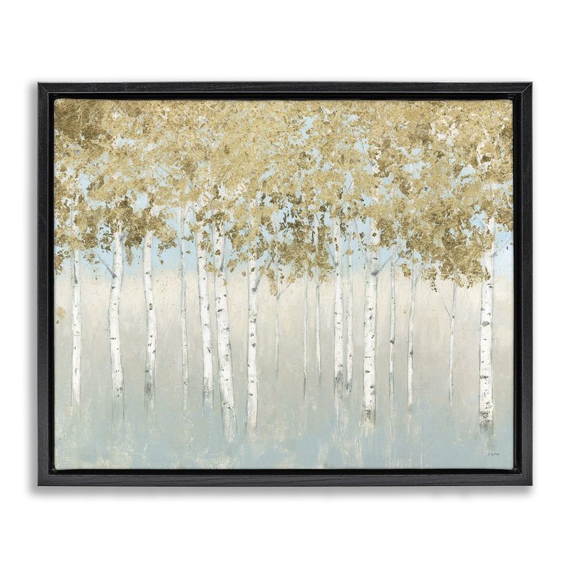 Peinture sur toile encadrée, Cadre flottant noir de jais, H 16 po x l 20 po