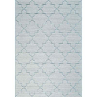 Carrizal Rectangle Geometric Indoor / Outdoor Area Rug
