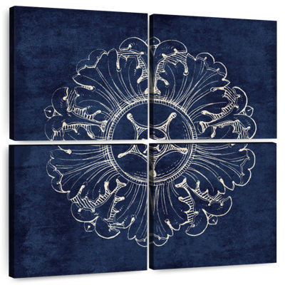 Rosette VI Indigo