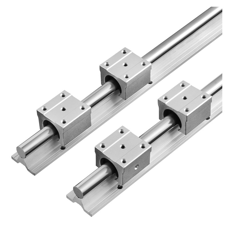 Ensemble de rails de guidage SBR20 - rails de toupie à commande numérique 1200 mm avec 4 blocs coulissants pour l'automatisation