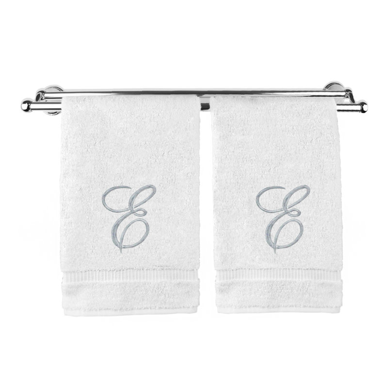 Super Plush Washcloth, White/Silver, E