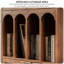 Bibliothèque simple en bois massif avec porte en verre rétro-110439610