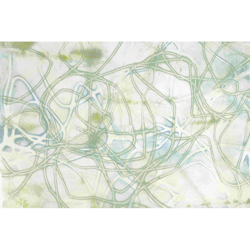 " String Theory III " by Jennifer Goldberger Painting Print, 8" H x 12" W x 1.25'' D