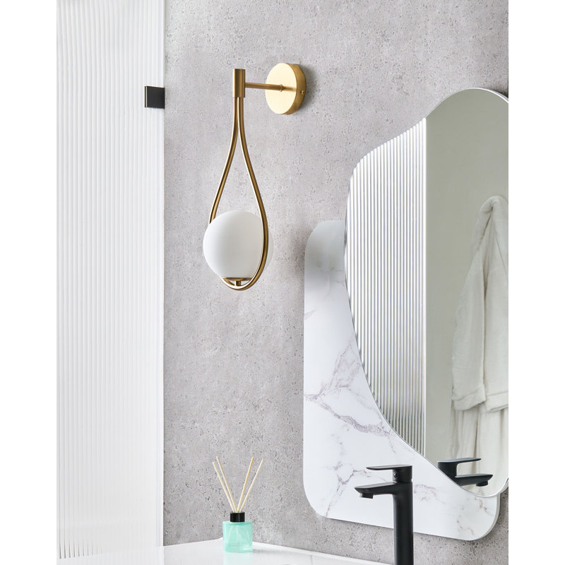 Iron Armed Sconce, Brass