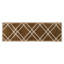 Tapis d'escalier beige antidérapant