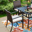 Ensemble repas 4 personnes avec parasol Alyah-100187889