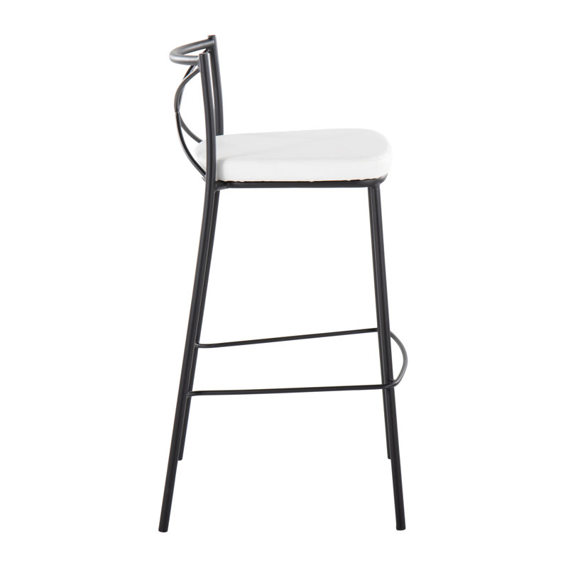 Tabouret de bar 30 po Modern, Noir