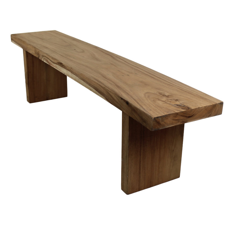 Creasey Solid Wood Bench, 47cm H x 160cm W x 35cm D