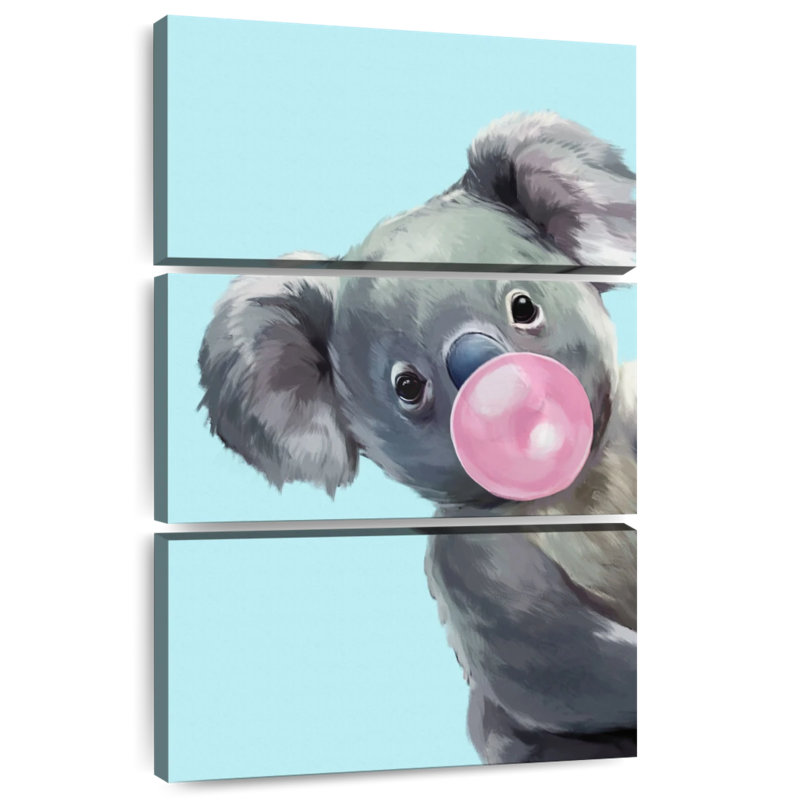 Ketti Koala Bubble Gum II, 50" H x 32" W