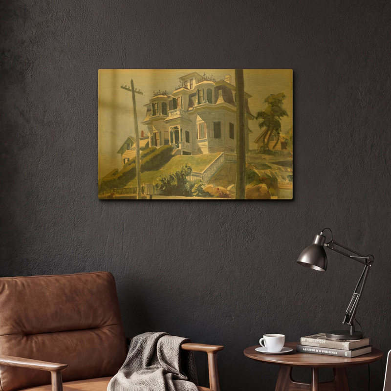 'Haskell' By Edward Hopper Metal Wall Art, H 16 po x l 24 po