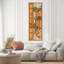 «Rustic Pumpkin Fall Harvest Botanical Extra Large», reproduction d'art sur toile encadrée-133895592-133895589