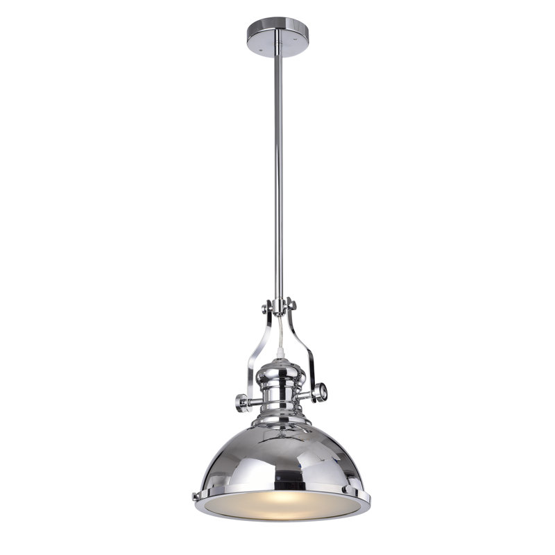Lowery 1 - Light Chrome Single Pendant