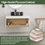 Ensemble de meuble-lavabo flottant 30 po - Design mural peu encombrant avec vasque-1323947160