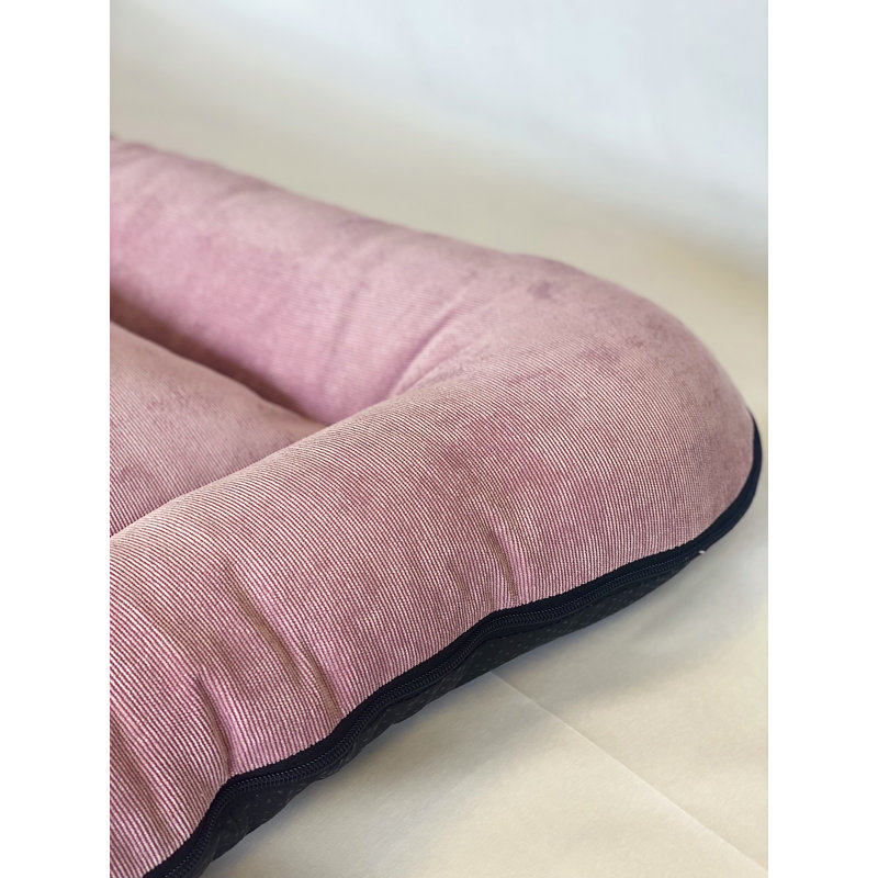 Vera Polyester Pet Bed, 50cm H x 35cm W x 8cm D, Dusky Pink