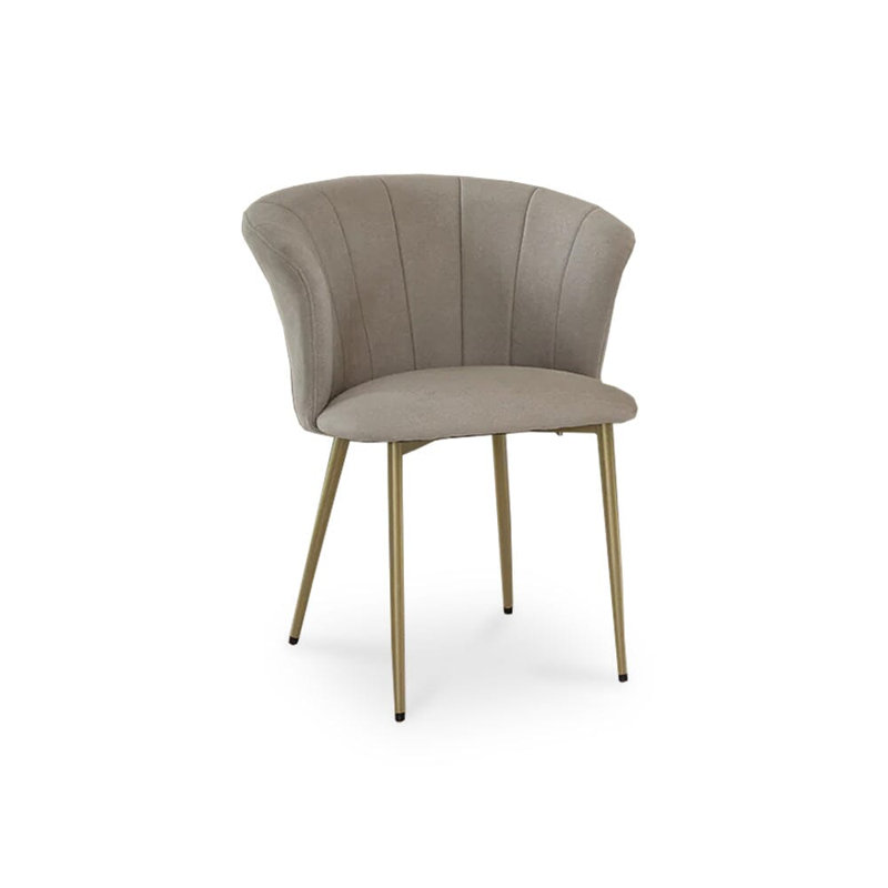45cm H Metal Accent, Gold, Beige
