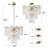 10- Light Dimmable Tiered Chandelier