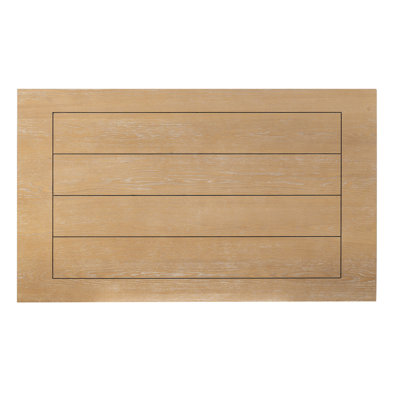 Table de salle à manger en bois massif pour 6 personnes