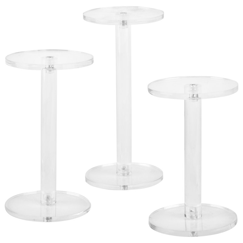 Présentoir à bijoux 3 pièces, Transparent