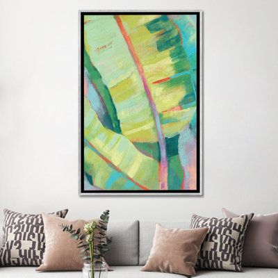 " Vibrant Palm Leaves I " by Jennifer Goldberger