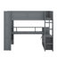 Lit mezzanine avec bureau Gaming-1257299185