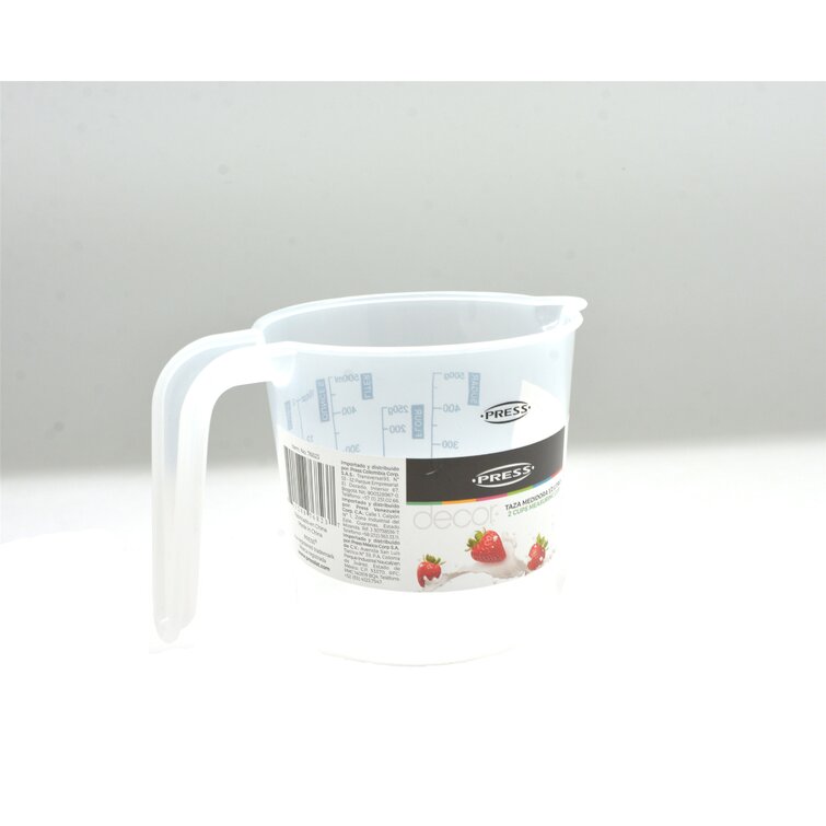  plastic Measuring Cup Set (2-Piece, Microwave Safe