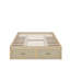 Grand lit plateforme avec 6 tiroirs-346571689