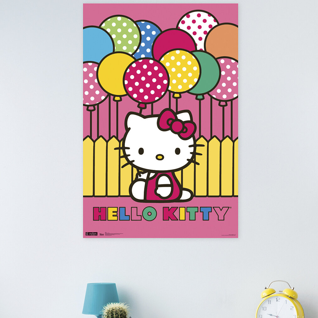 Hello Kitty Patterns Poster